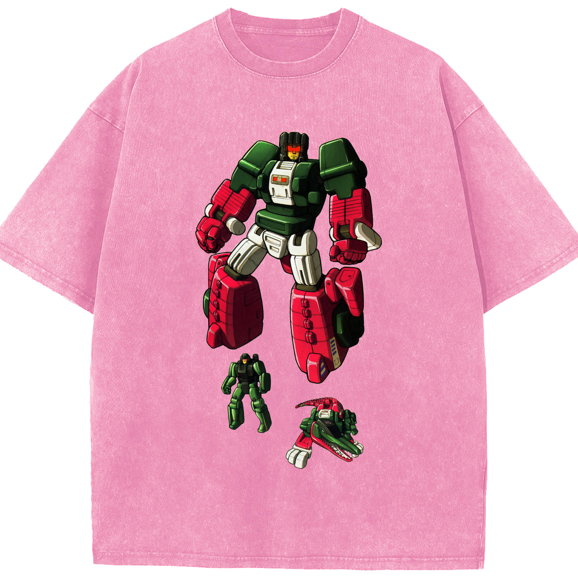 （画像用）  綿100% ヴィンテージ風 半袖Tシャツ（フロントプリント）